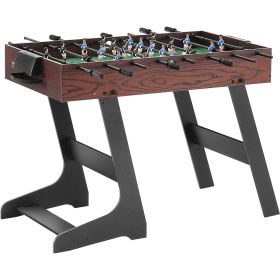 VEVOR Folding Foosball Table, 42 inch Standard Size Foosball Table, Indoor Full Size Foosball Table for Home, Family, and Game Room