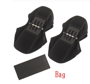 High Quality Knee Brace Patella Booster Spring Knee Brace Support For Mountaineering Squat Sports Knee Booster (Option: Black1 pairs)