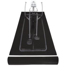 Only Supports Self Pickup  High Density Home Gym Treadmill Exercise Bike Equipment Mats, 1-4 Inch Thick, Multiple Sizes (Option: 24x48)