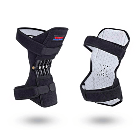 High Quality Knee Brace Patella Booster Spring Knee Brace Support For Mountaineering Squat Sports Knee Booster (Option: 1pair)