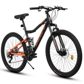 Bicycle A26336-BLACK-ORANGE-JXN (Color: Orange)