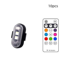 Wireless Remote Control Colorful Strobe Light (Option: 10 lamps remote control)